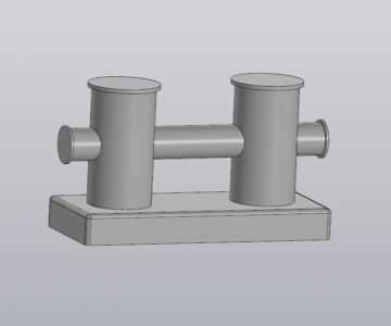3D модель Кнехт 1Б-95
