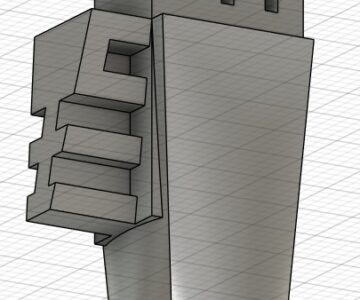 3D модель Концевик палаточной дуги Oxford