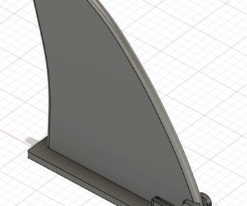3D модель Плавник для SUP HYDROFORCE
