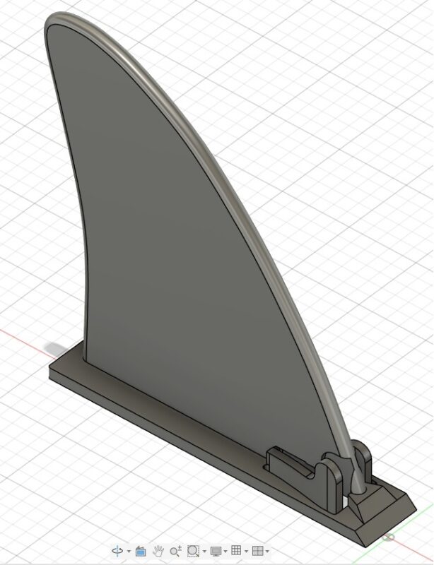 3D модель Плавник для SUP HYDROFORCE