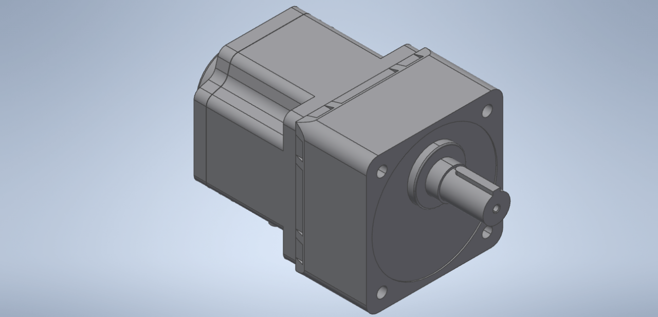 3D модель Oriental Motor BXM6200-5 / BXSD200-A2 — бесщёточный двигатель (BLDC) серии BXII с цифровым драйвером управления скоростью.