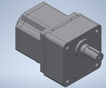 3D модель Oriental Motor BXM6200-5 / BXSD200-A2 — бесщёточный двигатель (BLDC) серии BXII с цифровым драйвером управления скоростью.