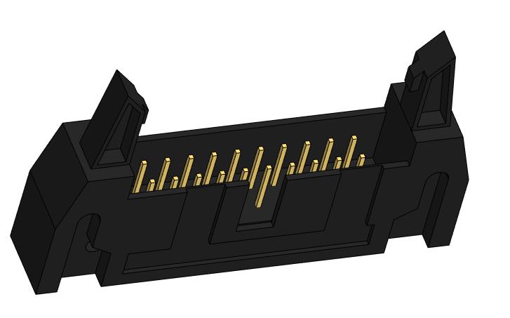 3D модель Разъем IDCC-20MS