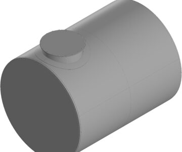 3D модель Резервуар 10м3