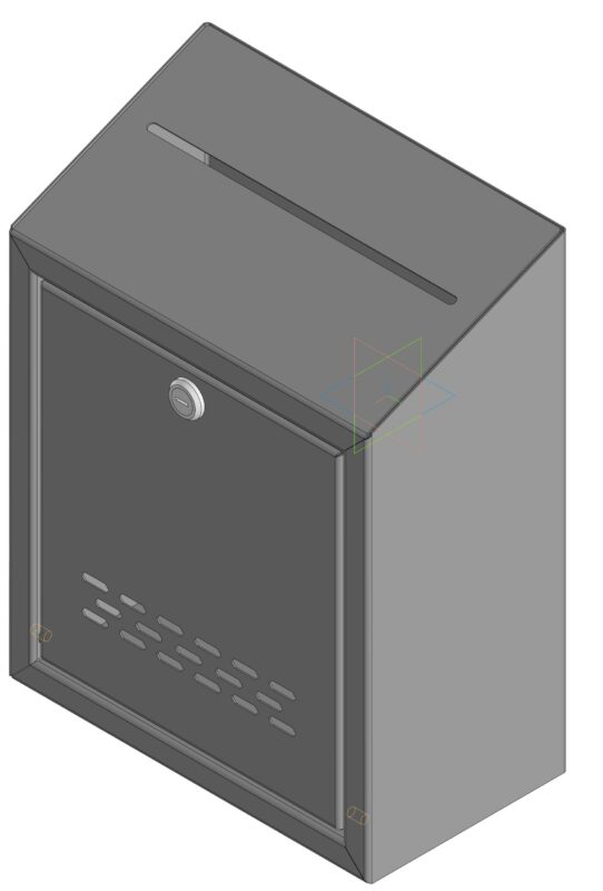3D модель Ящик для жалоб и предложении