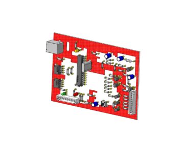 3D модель Плата программатора PICkit-2