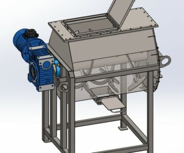 3D модель Смеситель спирально-лопастной ССЛ-0,5