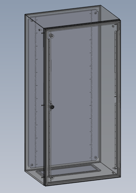 3D модель Корпус металлический ЩМП-120.60.20 УХЛ1 IP66