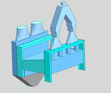 3D модель Габаритная модель сепаратора А1 БИС-100