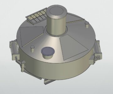 3D модель Бетоносмеситель БП-1500