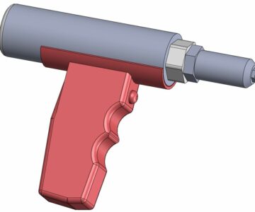 3D модель Заклепочник модель габаритная