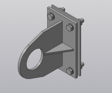 3D модель Ухо строповочное