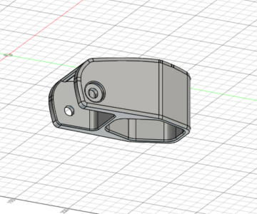 3D модель 3Д модель оголовка для садового зонта
