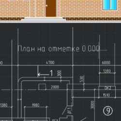 Чертеж Проект архитектурно-строительной части проекта жилого дома  г.Приморск