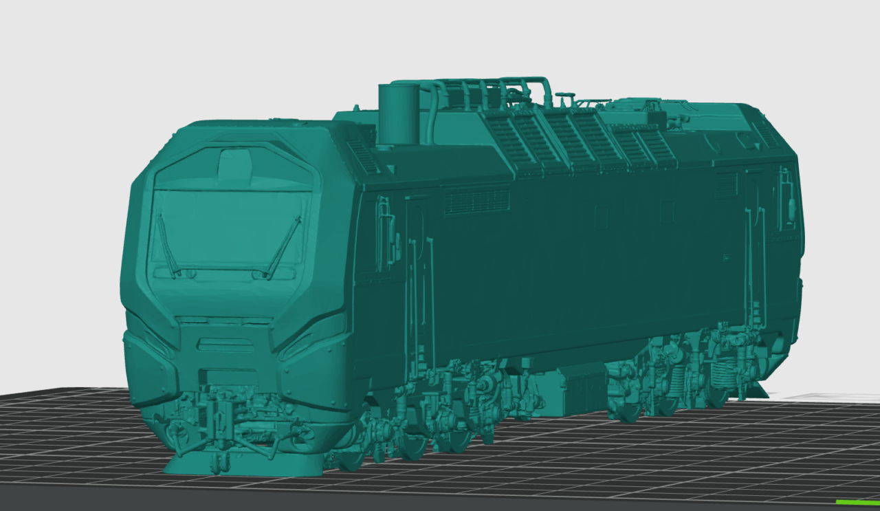 3D модель Модель электровоза эп2к 500