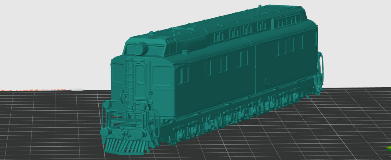 3D модель Модель тепловоза Щ-ЭЛ-1