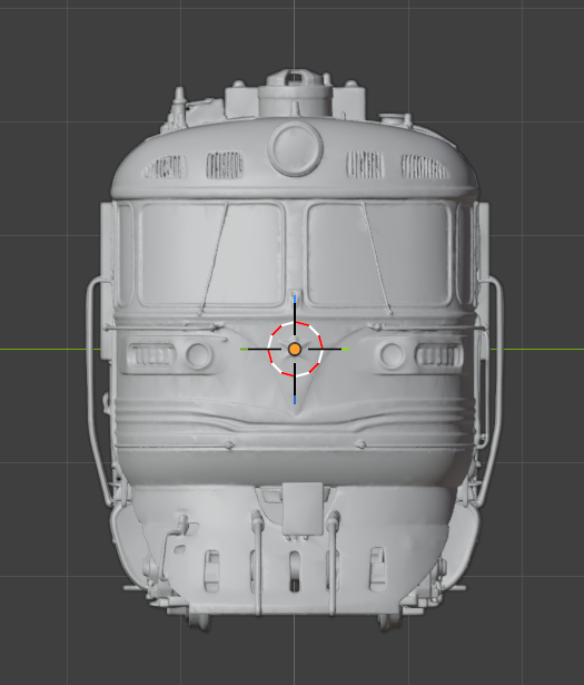 3D модель Модель тепловоза Т350