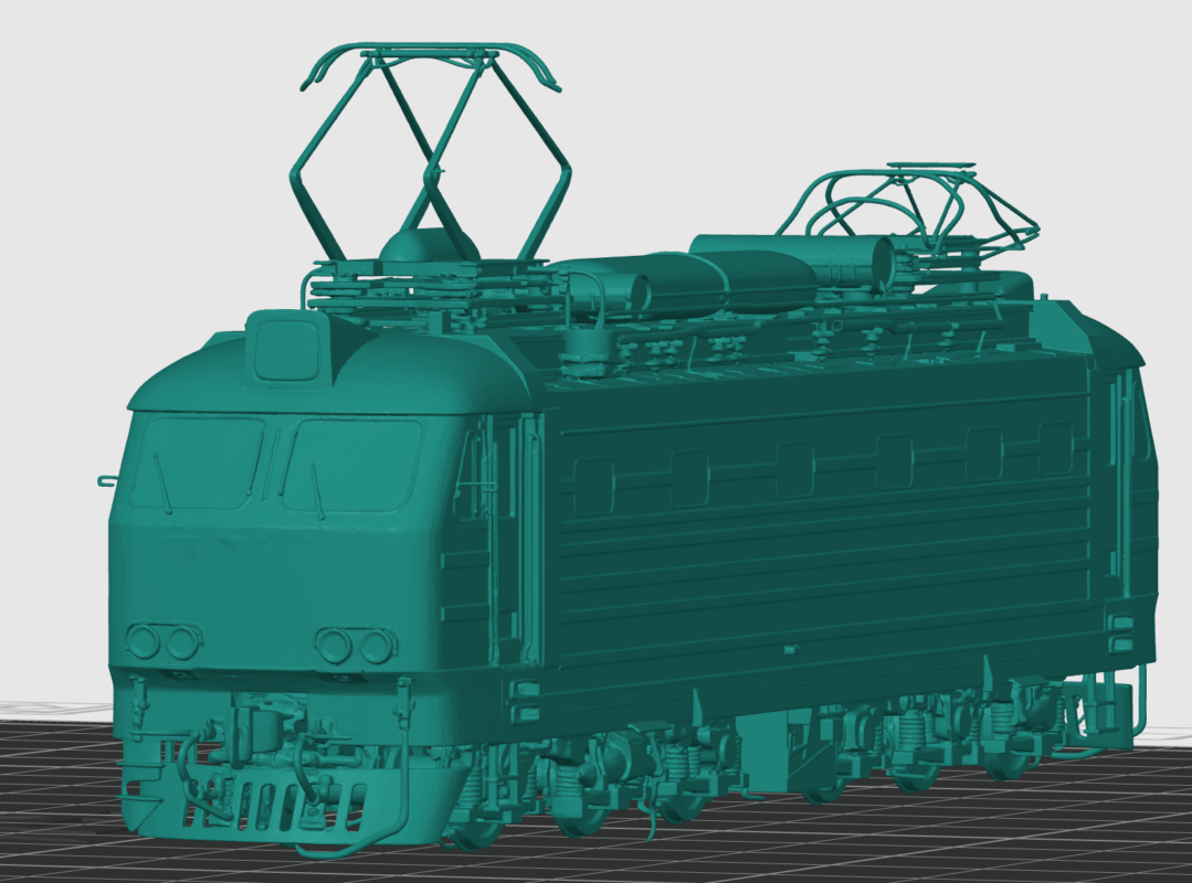 3D модель Модель электровоза ЧС2