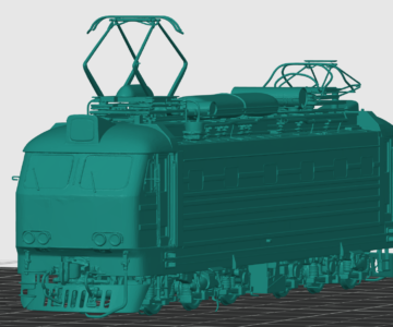 3D модель Модель электровоза ЧС2