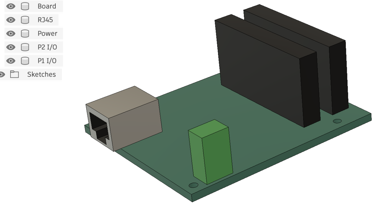 3D модель Плата управления MESA 1.02c EP7i92H