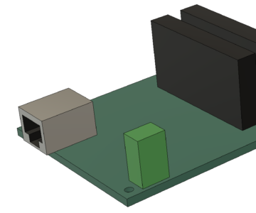 3D модель Плата управления MESA 1.02c EP7i92H