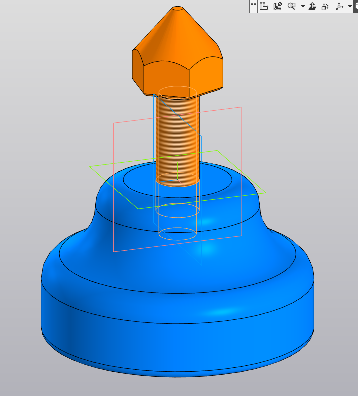 3D модель Регулируемая опора