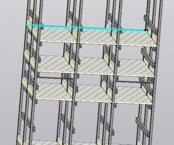 3D модель Стеллаж общего назначения 610х1310х860