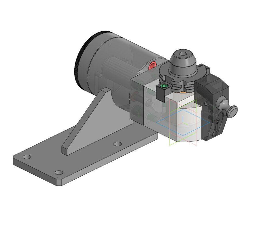 3D модель Приспособление для смены инструмента в оправках SK40, BT40.