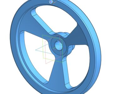 3D модель Маховик для токарно-винторезного станка ГС526У