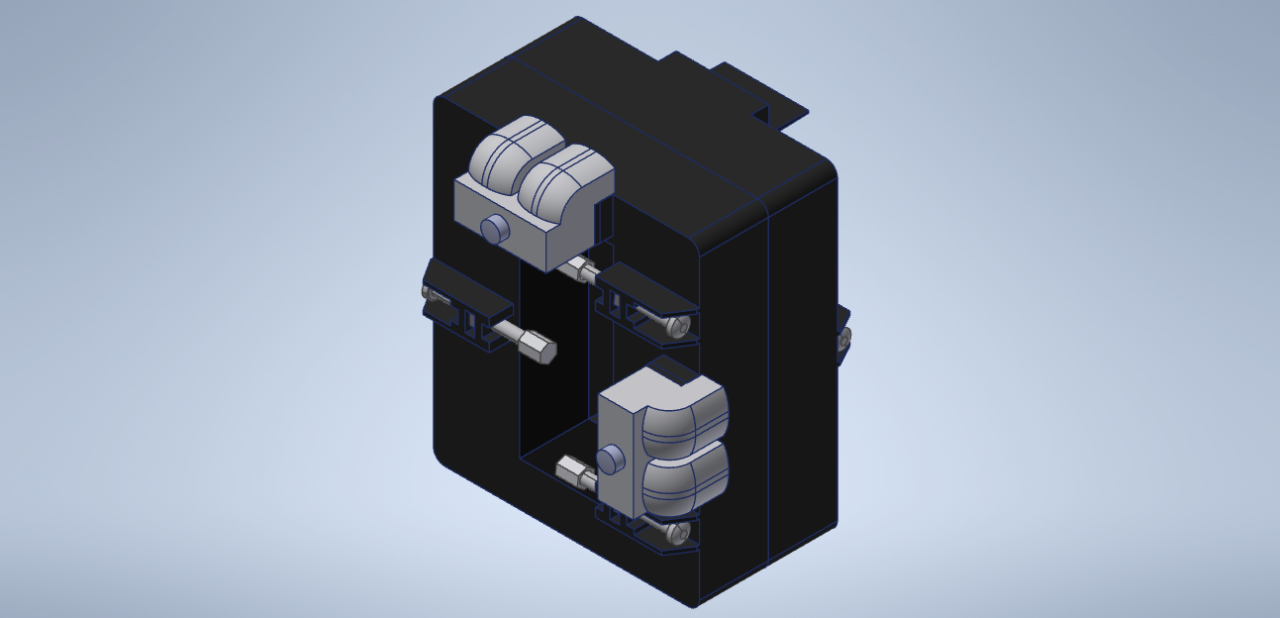 3D модель Трансформатор тока Schneider Electric METSECT5DD100