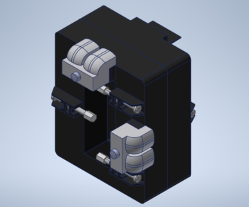3D модель Трансформатор тока Schneider Electric METSECT5DD100