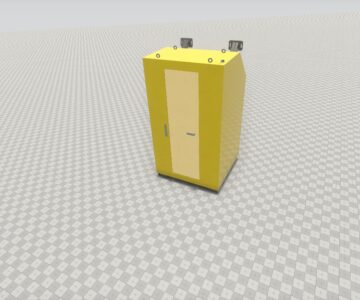 3D модель Туалетный модуль для электровоза