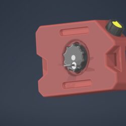 3D модель Крепление канистры с замком