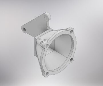 3D модель Переходной патрубок с турбинки 6028