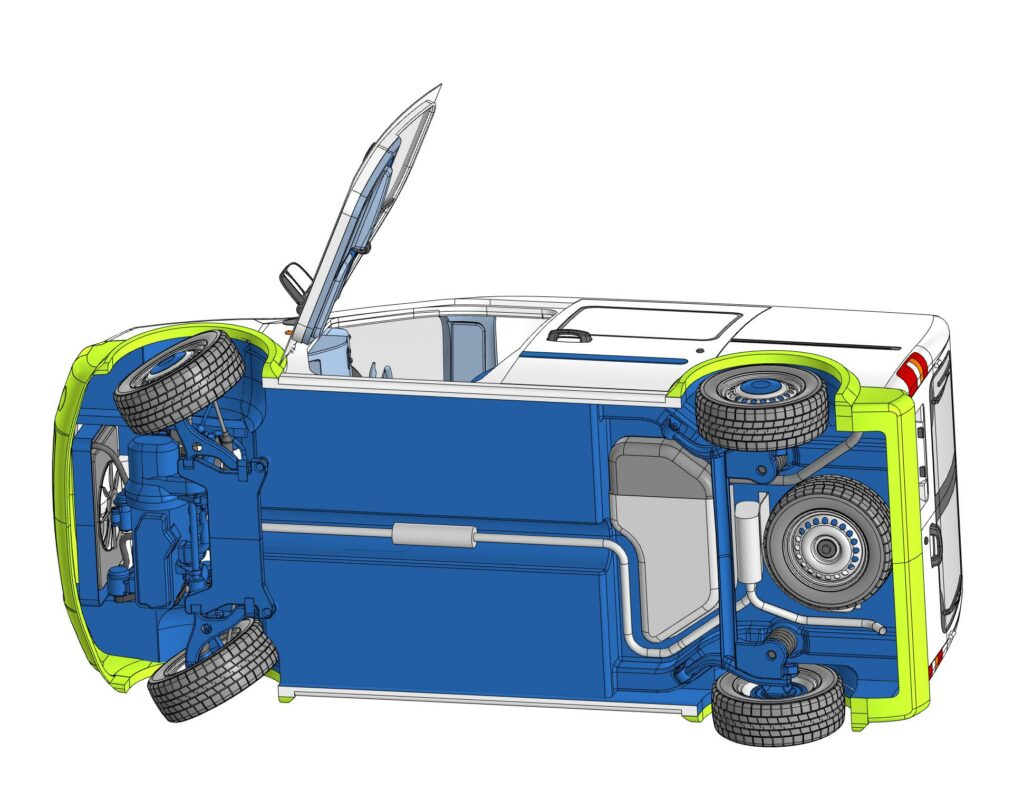 3D модель Фургон Ford Transit Connect