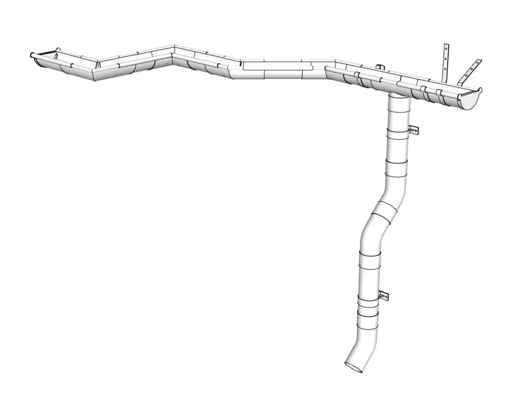 3D модель Водосточная система в SketchUp