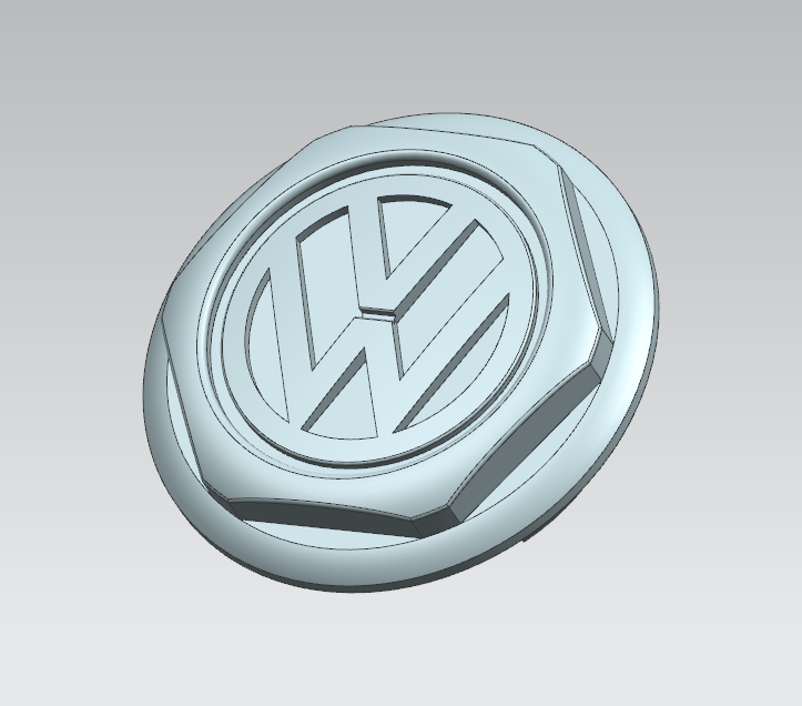 3D модель Volkswagen колпачок ступицы