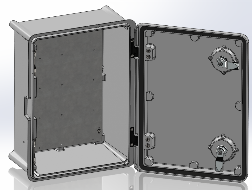 3D модель Щит антивандальный ЩПМП-1-1 GRP IP65 IK10