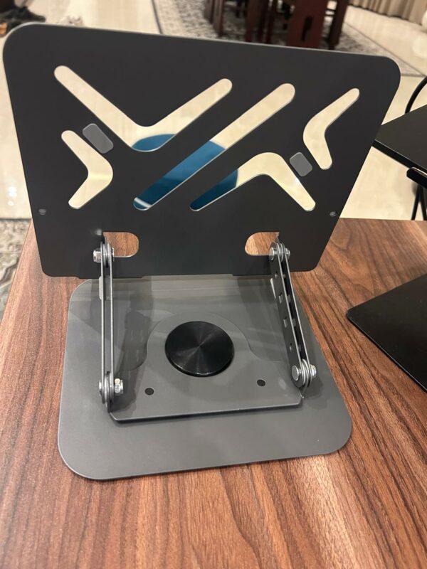 3D модель Складная регулируемая подставка для ноутбука с храповым механизмом — 3D модель
