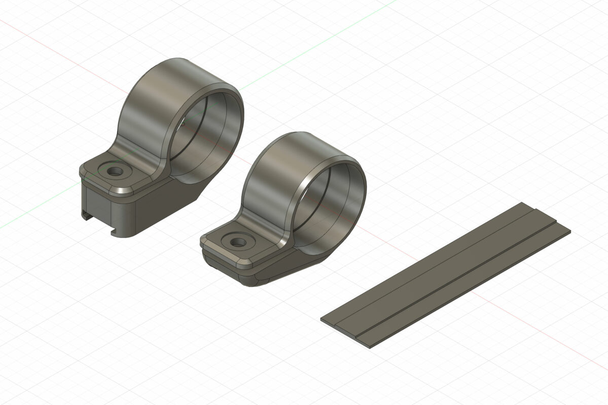 3D модель Крепление велофонаря Rockbros RHL 800