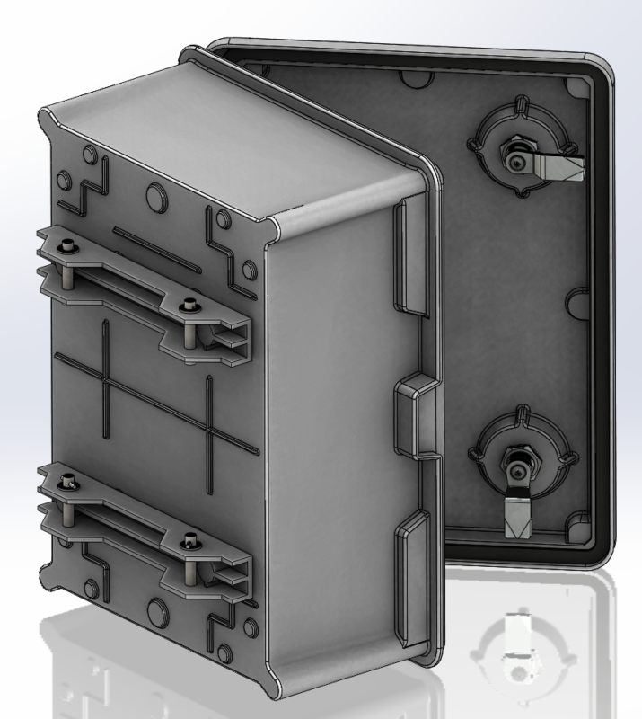 3D модель Щит антивандальный ЩПМП-1-1 GRP IP65 IK10
