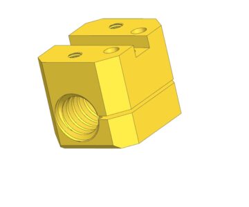 3D модель Гайка продольной подачи токарного станка TOS SUI 32