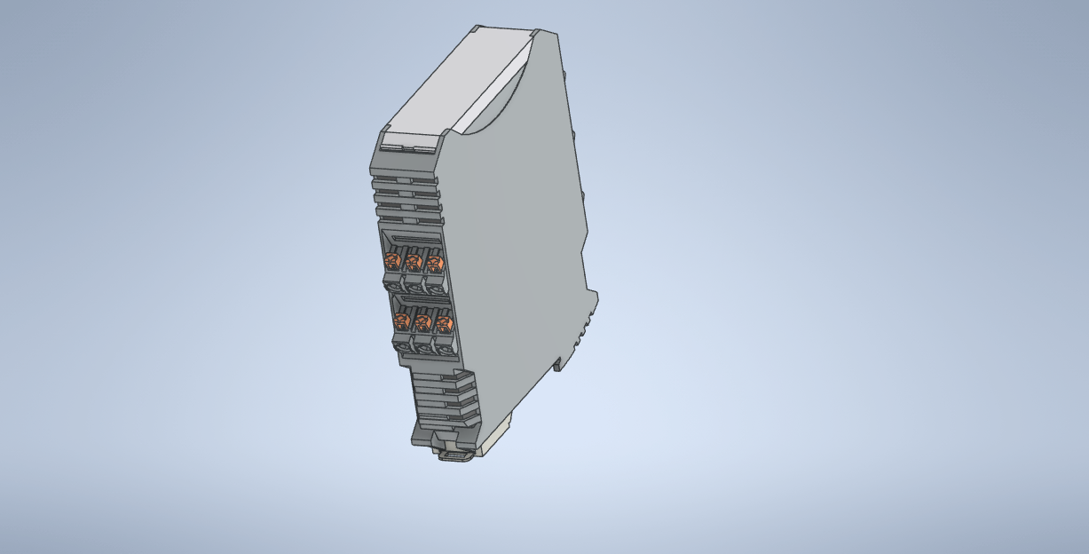 3D модель Пускатель двигателя Phoenix Contact ELR H3-I-PT-24DC/500AC-0,6
