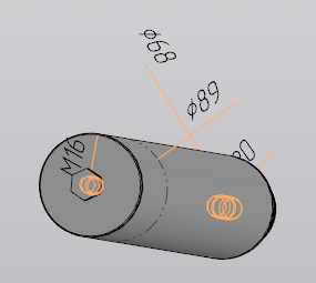 3D модель Ножка силовая сварочного стола