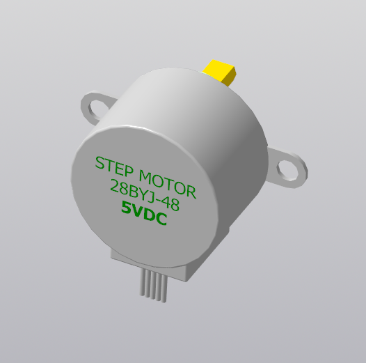 3D модель 3D модель STEP MOTOR 28BYJ-48 5VDC