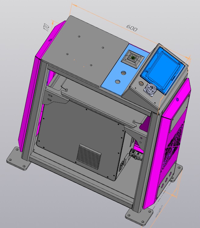 3D модель Тумба для кобота