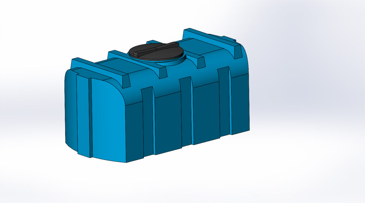 3D модель Бак POLIMER GROUP R 300 л
