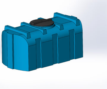 3D модель Бак POLIMER GROUP R 300 л