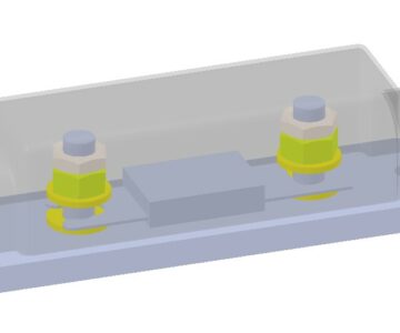 3D модель Держатель предохранителя ANL 300 А