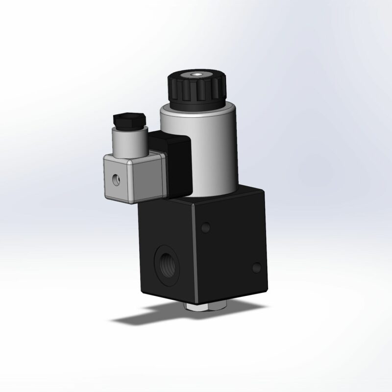 3D модель Дивертор HVC6A-G3/8-DC12-Z5L